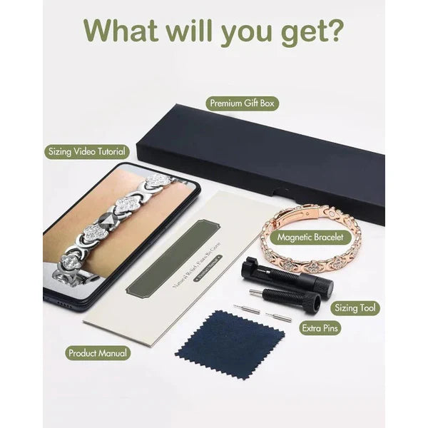 Adjustable Healing Magnetic Bracelet for Women