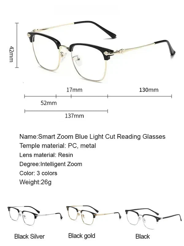 Automatic zoom anti-blue light presbyopia glasses - BUY 1 GET 2