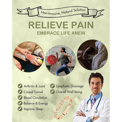 Adjustable Healing Magnetic Bracelet for Women