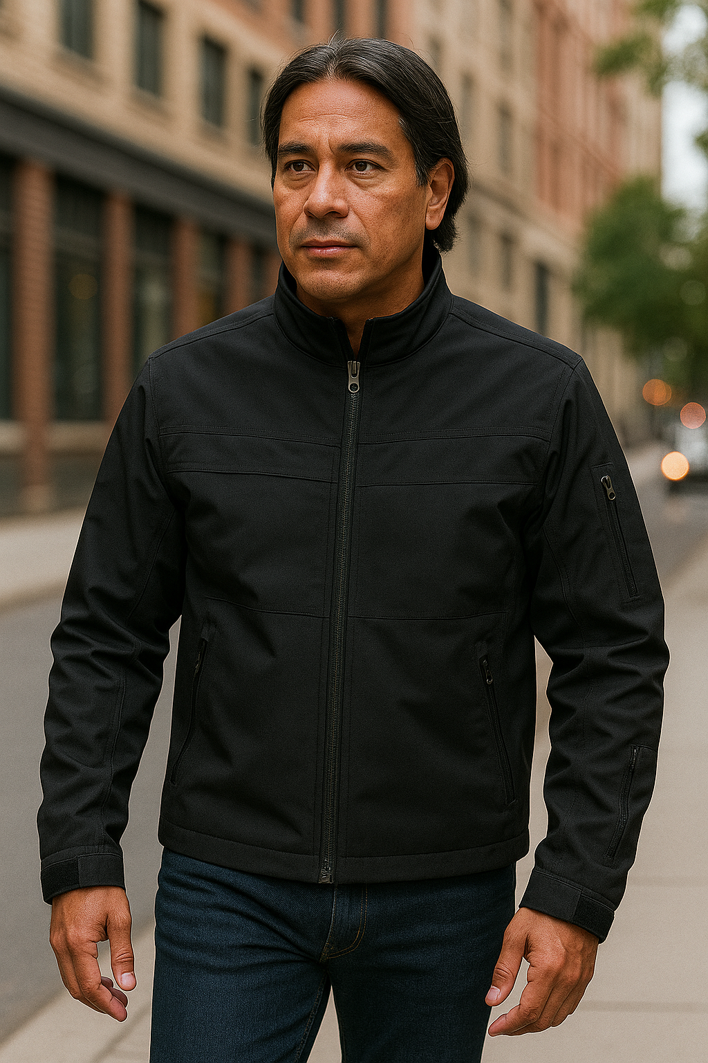 Men’s Metal waterproof and cut-resistant jacket