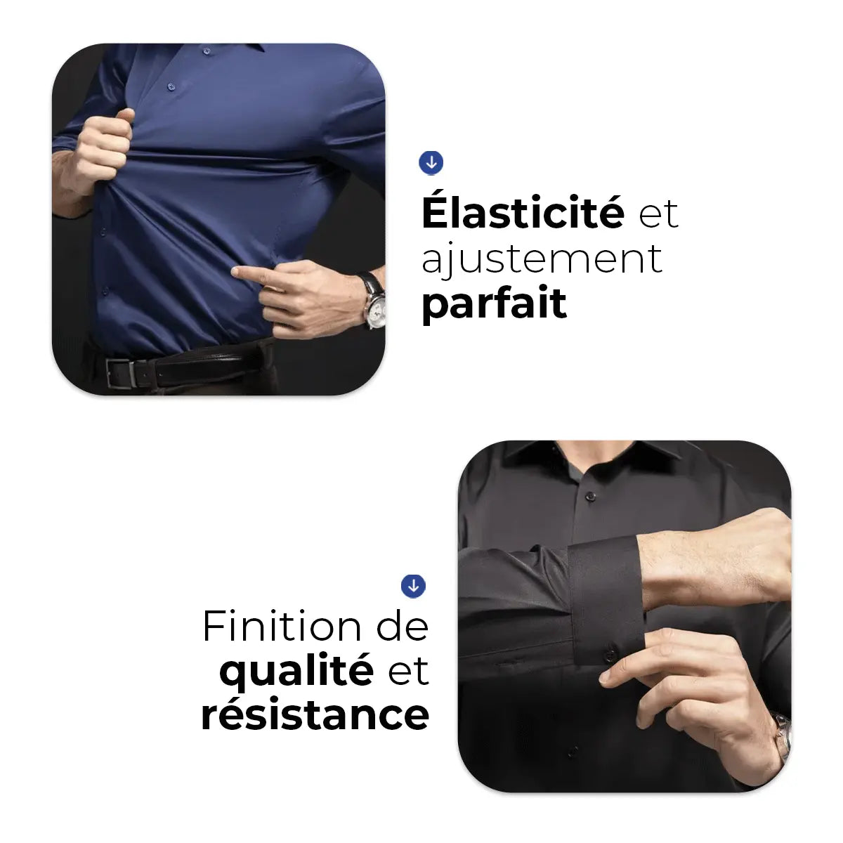 Herren Slim Fit UltraTech™ Hemd (Kaufe eins, bekomme eins gratis!)
