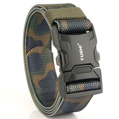 Brand Military Tactical Belt Specially Designed For The Military's Metal Buckle Adjustable Belt