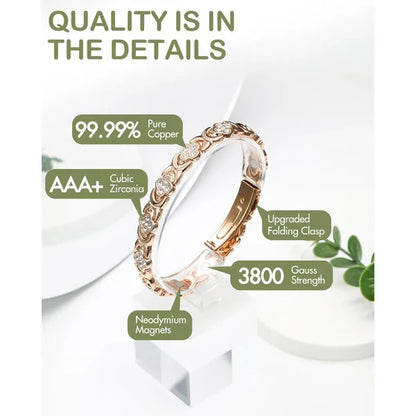 Adjustable Healing Magnetic Bracelet for Women